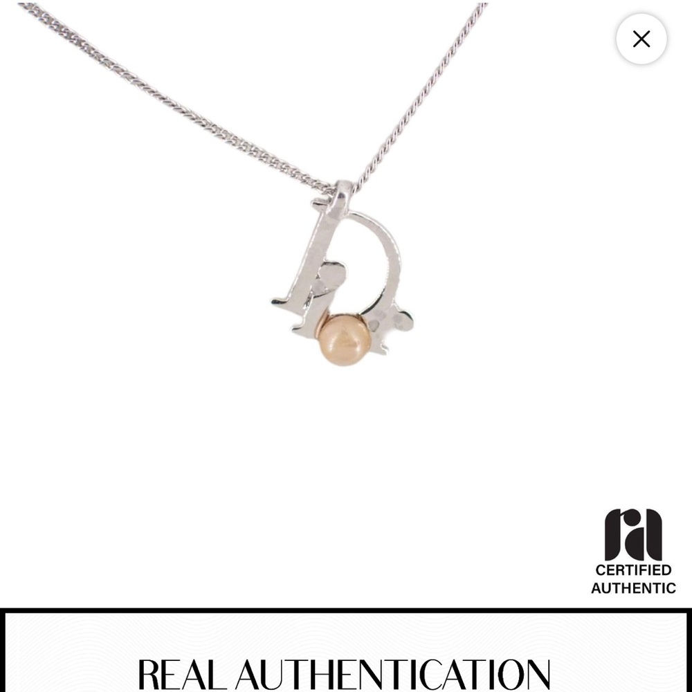 Christian Dior Silver Necklace - Picture 2 of 5